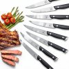 Imarku Steak Knives High Carbon Stainless Steel Serrated-6