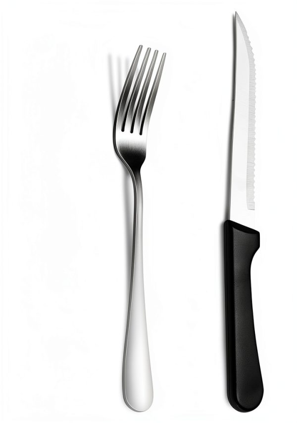 Steak Knife Fork Set Targzier Stainless Steel-1