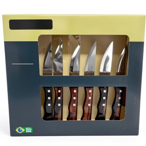 Tramontina Jumbo Steak Knife Set Stainless Steel-0