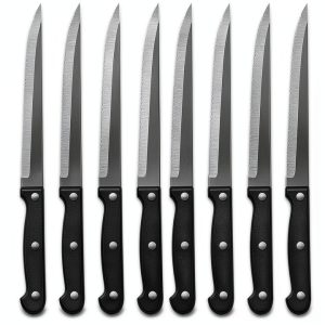Steak Knife Set Dehov Stainless Steel 8-Piece-0