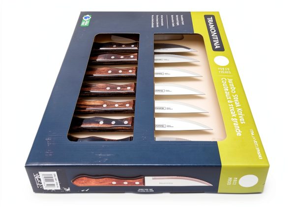 Tramontina Jumbo Steak Knife Set Stainless Steel-5