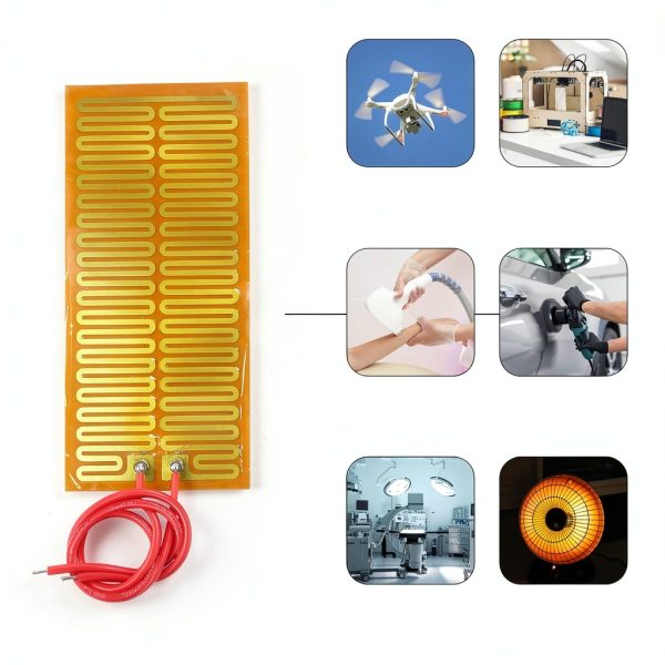 AOICRIE 24V Polyimide Heating Film Lab Hot Plate-5