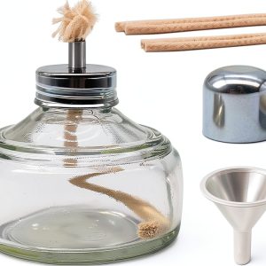 Manhojia Alcohol Lamp Lead Free Glass Laboratory Heating-0