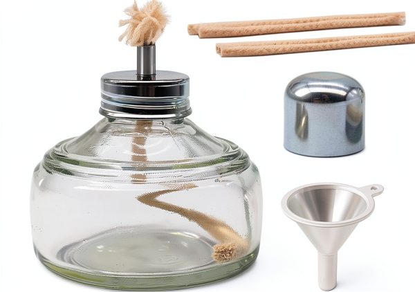 Manhojia Alcohol Lamp Lead Free Glass Laboratory Heating-0