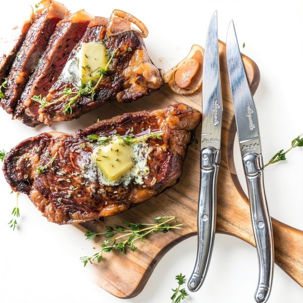 Jean Dubost Laguiole Steak Knives Stainless Steel Serrated-4