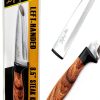 Left Handed Steak Knife Stainless Steel Serrated Lefty's-0