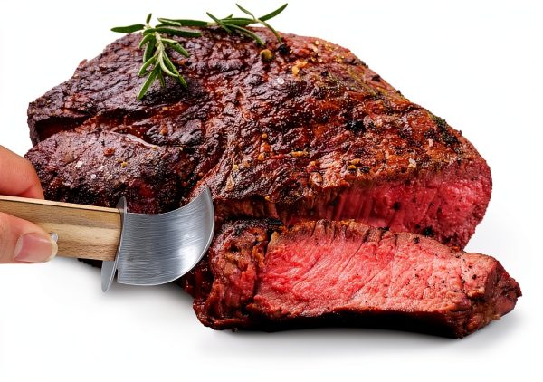 Steak Rocker Knife HSHQING Wood Handle Non Slip-3
