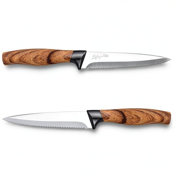 Left Handed Steak Knife Stainless Steel Serrated Lefty's-4