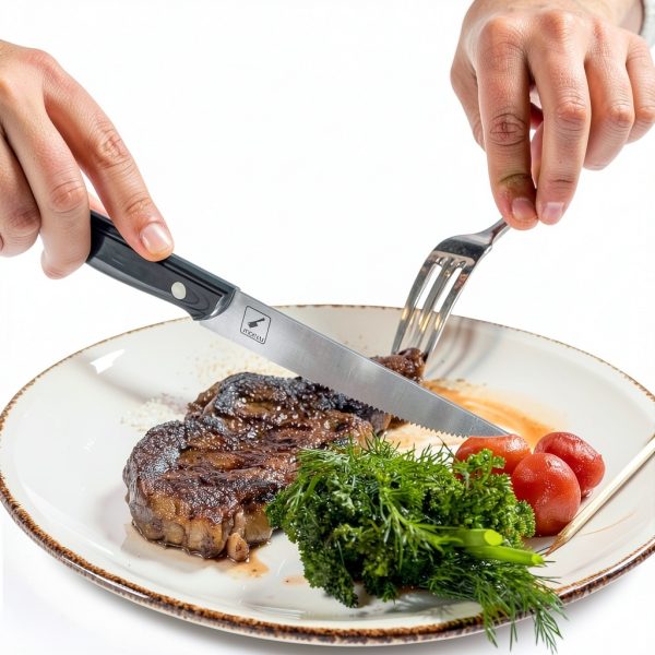 Imarku Steak Knives High Carbon Stainless Steel Serrated-5