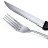 Steak Knife Fork Set Targzier Stainless Steel-2