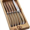 Jean Dubost Laguiole Steak Knives Stainless Steel Serrated-0