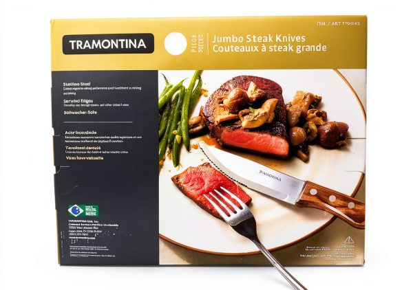 Tramontina Jumbo Steak Knife Set Stainless Steel-2