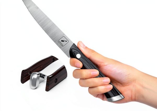 Imarku Steak Knives High Carbon Stainless Steel Serrated-3