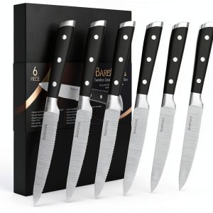Barenthal Steak Knives Set German Stainless Steel Dishwasher-0
