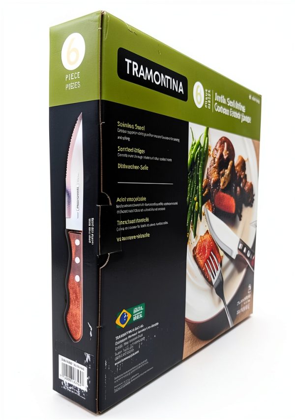Tramontina Jumbo Steak Knife Set Stainless Steel-3