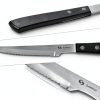 SANHUI Steak Knives German Stainless Steel Serrated Blades-2
