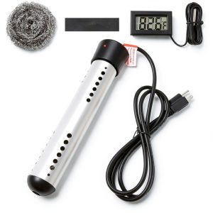 WIILGN Immersion Water Heater 1500W Stainless Steel Safe-0