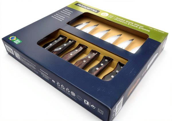 Tramontina Jumbo Steak Knife Set Stainless Steel-6