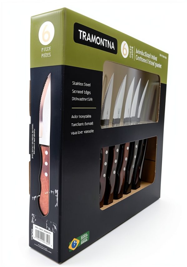 Tramontina Jumbo Steak Knife Set Stainless Steel-1