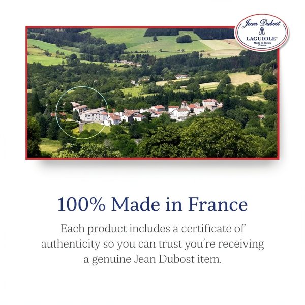 Jean Dubost Laguiole Steak Knives Stainless Steel Serrated-3