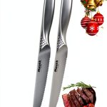 Stainless Steel Steak Knife Huusk Serrated 45in-0