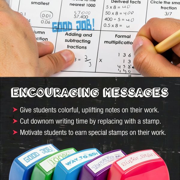 Self-Inking Stamps for Kids Office Supplies-2