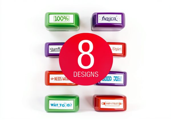 Self-Inking Stamps for Kids Office Supplies-1