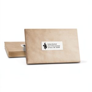 Avery Clear Frosted Address Labels Easy Peel-0
