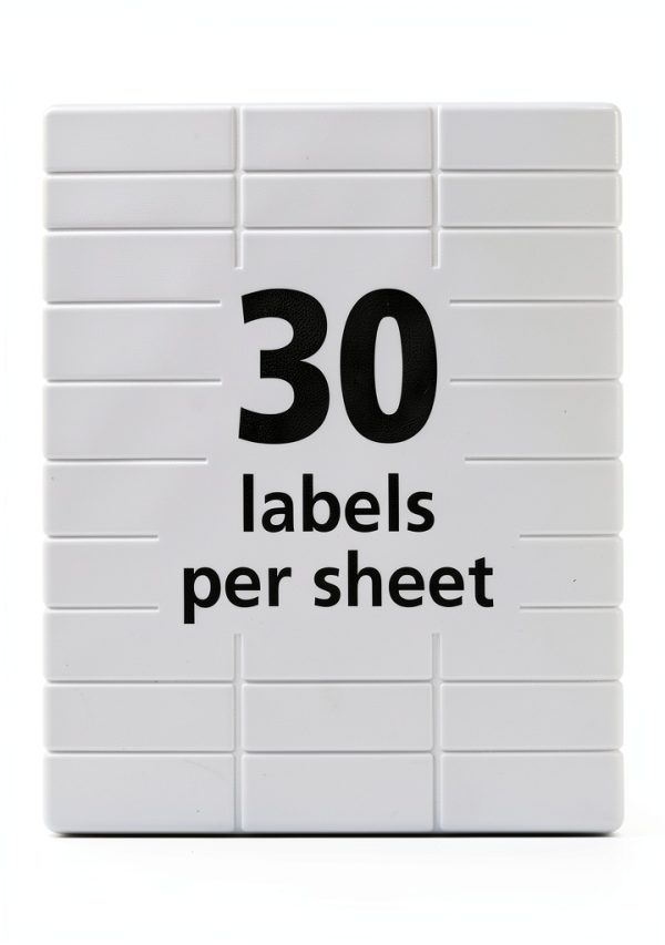 Avery Clear Frosted Address Labels Easy Peel-5