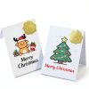 Christmas Envelope Stickers PigPotParty Gold 100pcs-8