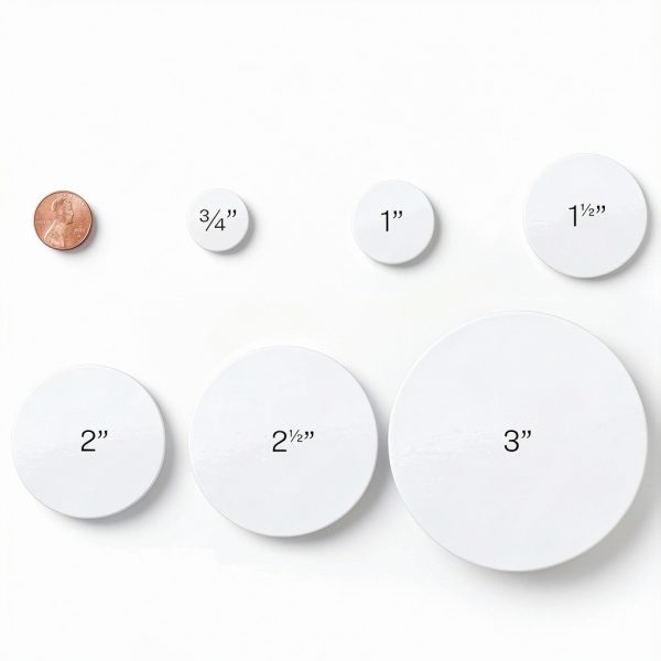 Avery Glossy White Circle Labels 2"-3" Round Printable Labels for-7