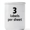 Avery 1 x 3 Inch White Label Stickers 72 Removable Adhesive Labels-3