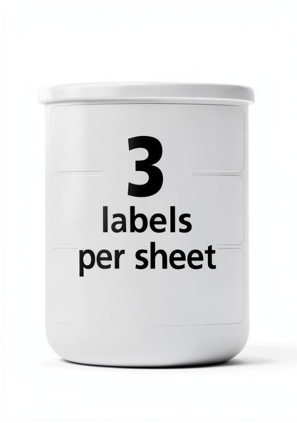 Avery 1 x 3 Inch White Label Stickers 72 Removable Adhesive Labels-3