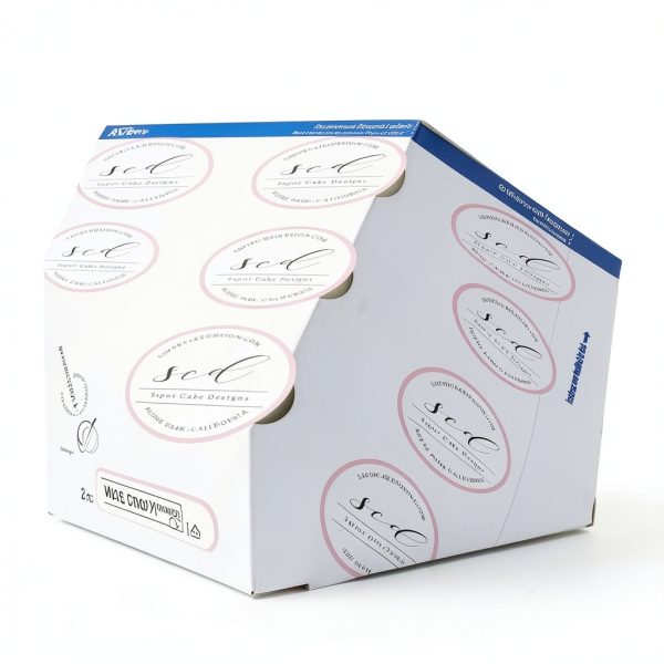 Avery Glossy White Circle Labels 2"-3" Round Printable Labels for-4