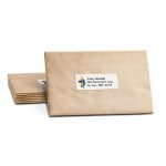 Avery Clear Address Labels 300 Labels Pack Inkjet Printable Matte-0