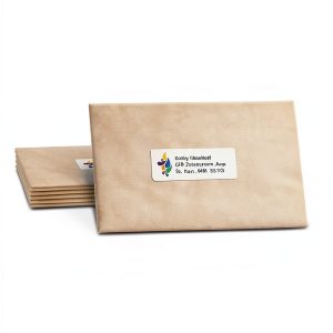Avery Clear Address Labels 300 Labels Pack Inkjet Printable Matte-0