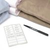 Avery Fabric Labels 1/2 x 1-3/4 Inch White No Iron L‑Shaped Pack of 54-7