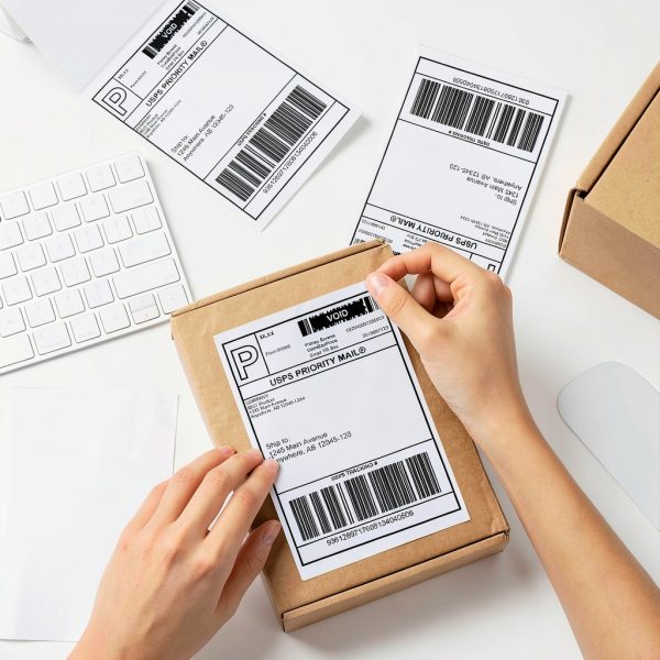 9527 Direct Thermal Labels 4x6 Inch White 500 Labels per Stack-6