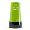 PLUS Identity Protection Stamp Rubber 3‑Pack Mixed Colors Regular Size-3