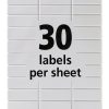 Avery Clear Address Labels 300 Labels Pack Inkjet Printable Matte-4