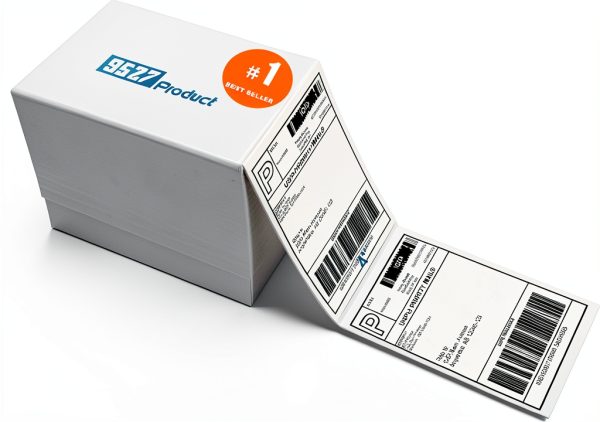 9527 Direct Thermal Labels 4x6 Inch White 500 Labels per Stack-0