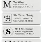 Bunny Badges White Rectangular Return Address Labels 2.5 x 0.75 Inch-0