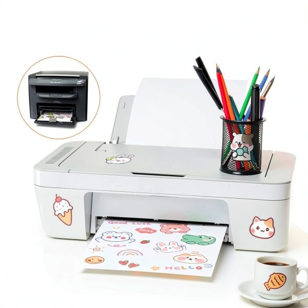 Joyberg Printable Sticker Paper 8.5x11 White Matte 40 Sheets-3