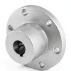 RC Key Hub Shaft Coupling Oumefar Aluminum Alloy 1/2in Silver-5