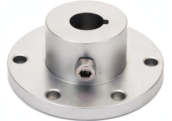 RC Key Hub Shaft Coupling Oumefar Aluminum Alloy 1/2in Silver-0