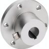 RC Key Hub Shaft Coupling Oumefar Aluminum Alloy 1/2in Silver-8
