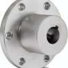 RC Key Hub Shaft Coupling Oumefar Aluminum Alloy 1/2in Silver-1